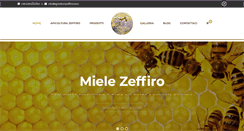 Desktop Screenshot of apicolturazeffiro.com