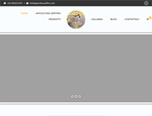 Tablet Screenshot of apicolturazeffiro.com